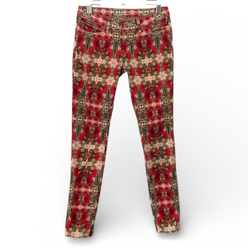 Levi’s Demi Curved Modern Rise Skinny Floral Jeans Women’s Size 27